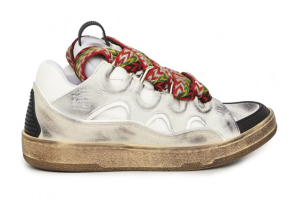 Lanvin Curb Sneaker Vintage White