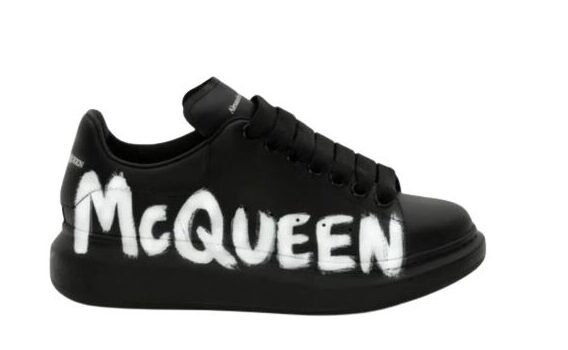 Alexander McQueen "Graffiti Black White"