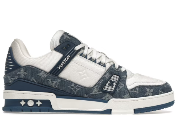 Louis Vuitton Trainer 'Monogram Denim White Blue'