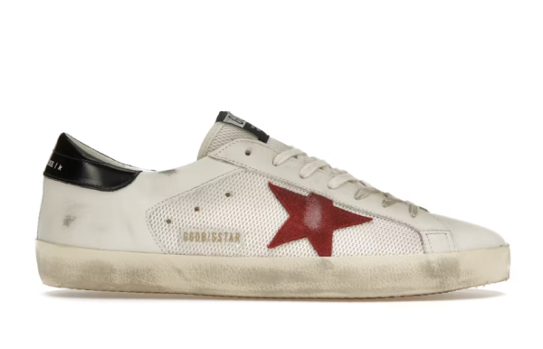 Golden Goose Super-Star "White Red Black"