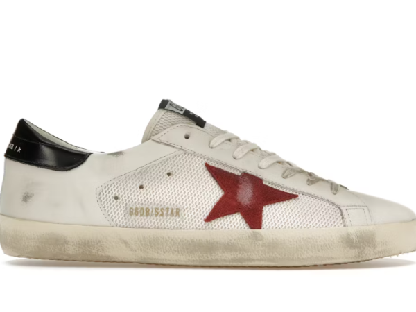 Golden Goose Super-Star "White Red Black"