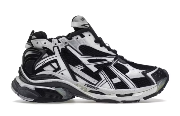 Balenciaga Runner White Black White