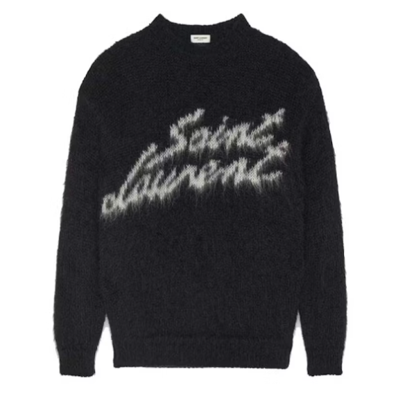 Saint Laurent 90S Sweater In Mohair