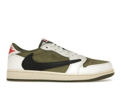 img01 (76) Jordan 1 Retro Low OG SP Travis Scott  "Medium Olive"