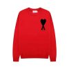Ami de Coeur Red Crewneck Jumper