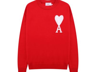 4b09a643 Ami de Coeur Red Crewneck Jumper