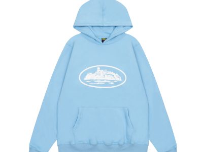 Corteiz Alcatraz Light blue Hoodie