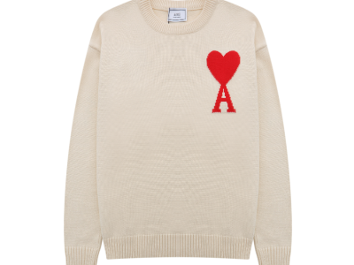 Ami de Coeur Cream Crewneck Jumper