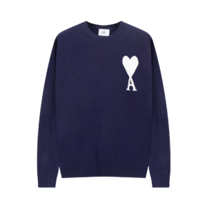 Ami de Coeur Marine Crewneck Jumper