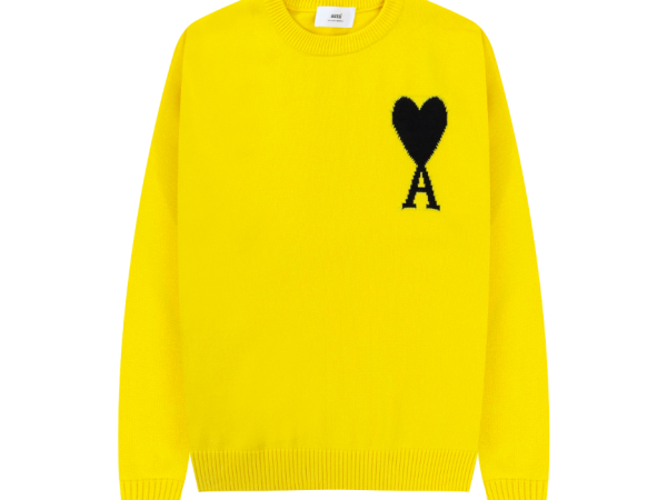 Ami de Coeur Yellow Crewneck Jumper