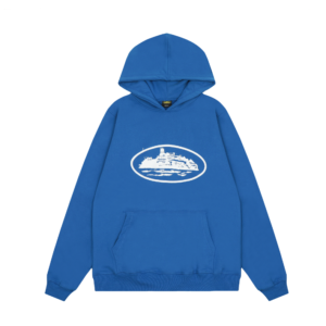 Corteiz Alcatraz Blue Hoodie