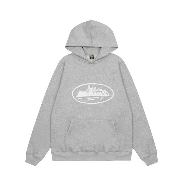 Corteiz Alcatraz Grey Hoodie