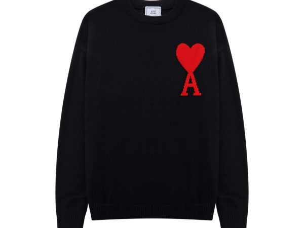 Ami de Coeur Black Crewneck Jumper