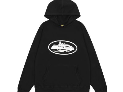 Corteiz Alcatraz Black Hoodie