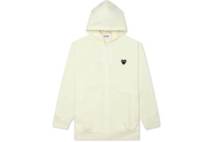 Comme des Garcons PLAY Play Big Black Heart Zip Up Hoodie