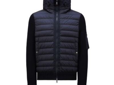 IMG_0333-removebg-preview Moncler PADDED WOOL HOODIE - Navy blue