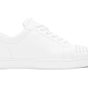 Christian Louboutin Louis Junior Spikes Flat Calf 'White'