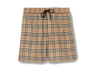 Diseño sin título Burberry Check Drawcord Swim Shorts