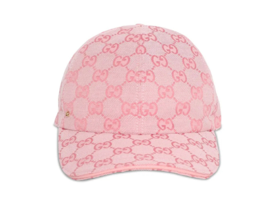 Gucci GG Canvas Baseball Cap 'Pink