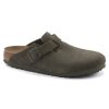 Birkenstock Boston Suede "Thyme"