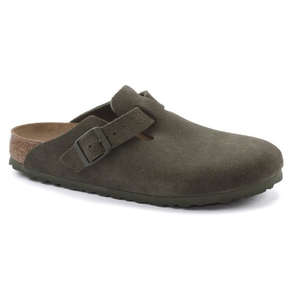 Birkenstock Boston Suede "Thyme"