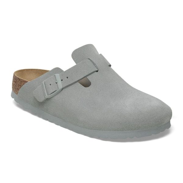 Birkenstock Boston Suede "Pure Sage"