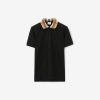 POLO SHIRT WITH CHECKED COLLAR