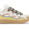 LANVIN BEIGE LEATHER CURB