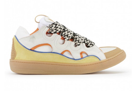 LANVIN BEIGE LEATHER CURB