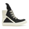 Rick Owens Geobasket Jumbo Lace High "Black Milk"
