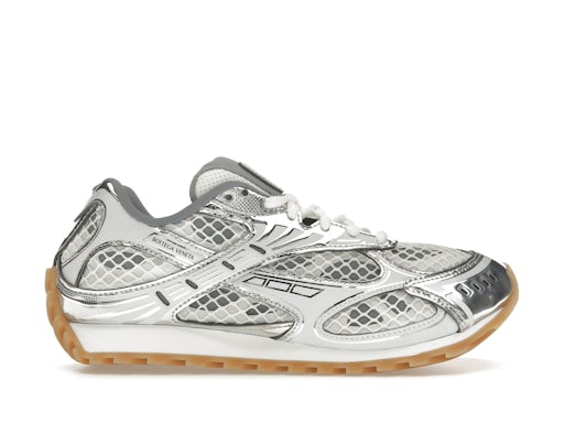 Bottega Veneta Orbit "Silver White"