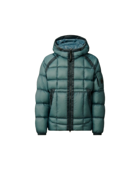 Down Puffer Jacket "AEGEAN BLUE"