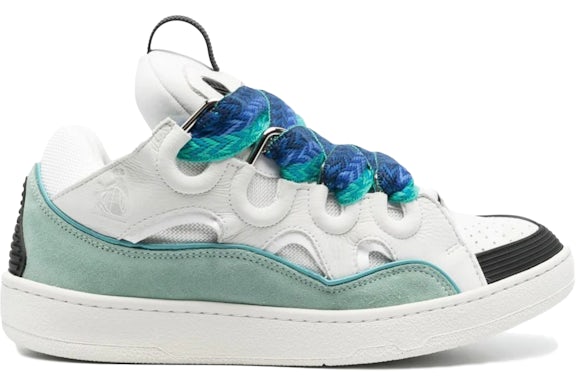 Lanvin Curb Sneaker "White Blue"