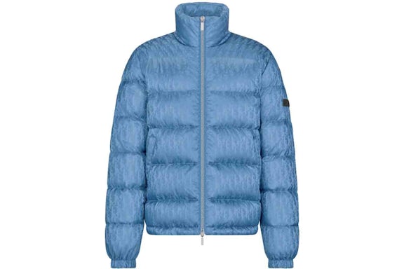 Dior Oblique Down Jacket "Blue Technical"