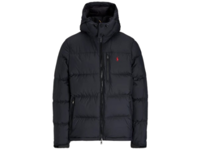 Glossy Gorham down jacket Polo Ralph Lauren"Black Polo"