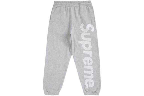 Supreme Satin Applique Sweatpant"grey"