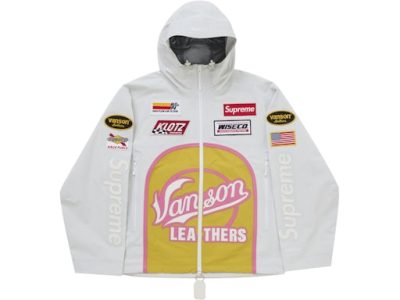 Supreme Vanson Leathers GORE-TEX Shell Jacket "White"